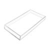 Multifunctional Waterproof Acrylic Soap Sponge Holder Tray for Bathroom Vanities and Countertop Essential Organization