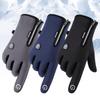 Новые мужские и женские термоперчатки, ветрозащитные и морозостойкие перчатки с полными пальцами и сенсорным экраном