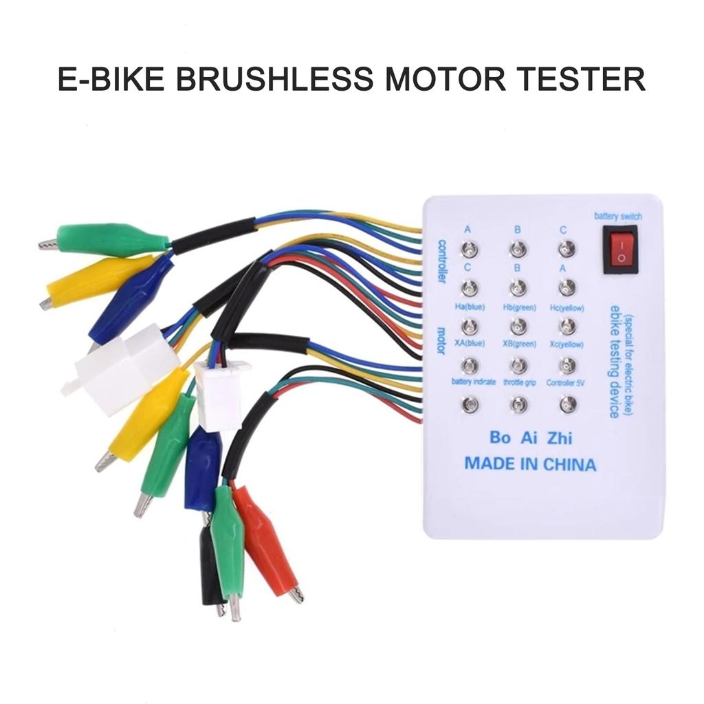Brushless Motor Tester Electro Car E Bike Scooter Brushless Motor Controller Tester 24V 36V 48V 60V 72V
