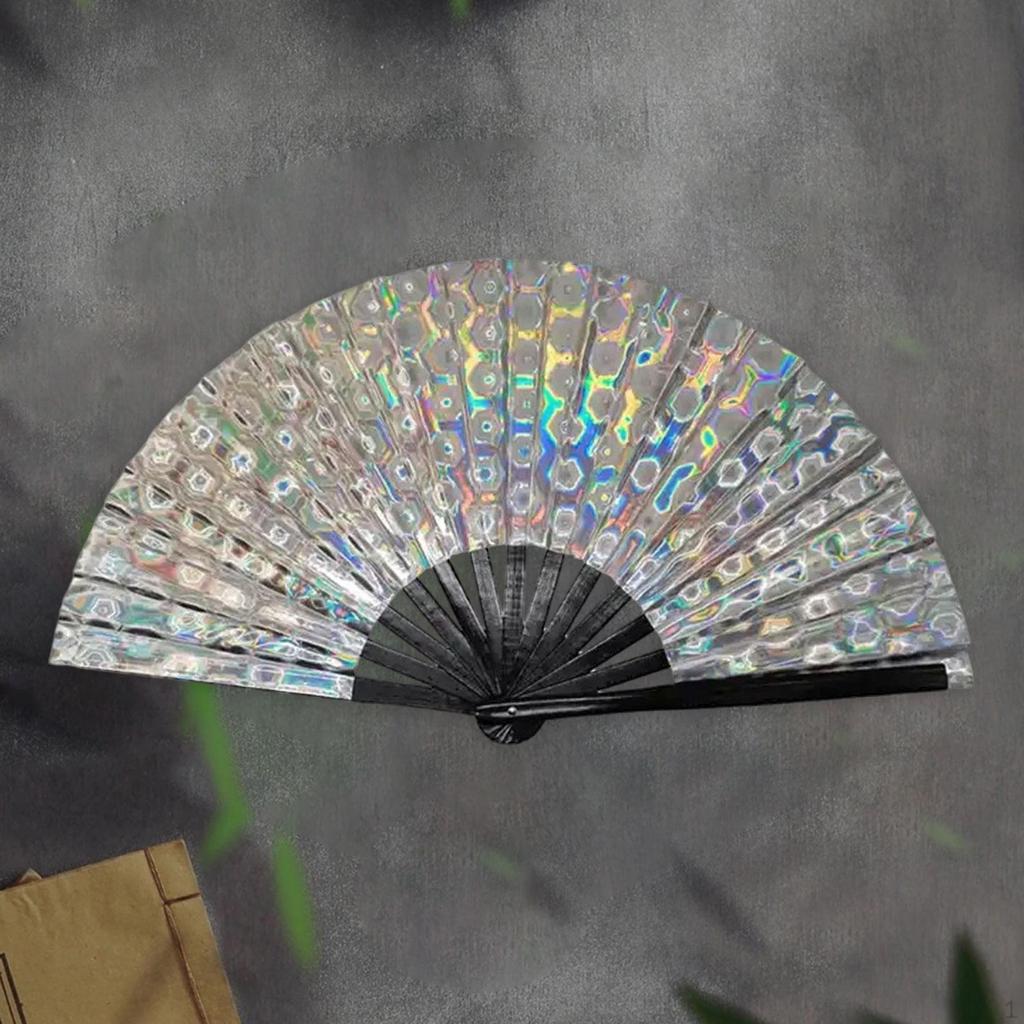 Line Dance Popping Fan Craft Hand для вечеринок, театральных танцев, реквизита