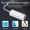 Driver-Free 100Mbps USB2.0 to RJ45 Network Adapter for Phones and Tablets