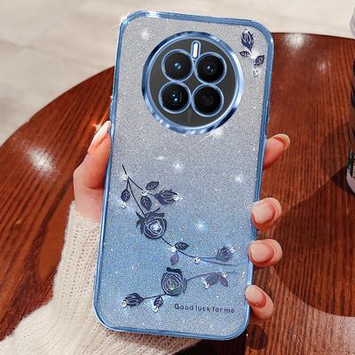 KADEM Чехол для Realme 12 Pro 5G/12 Pro+ 5G Эстетичный блестящий ТПУ чехол для телефона со шнурком