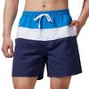 Men's Shorts Casual Patchwork Color Latest 3D Digital Printed for Comfortable Beach Wear