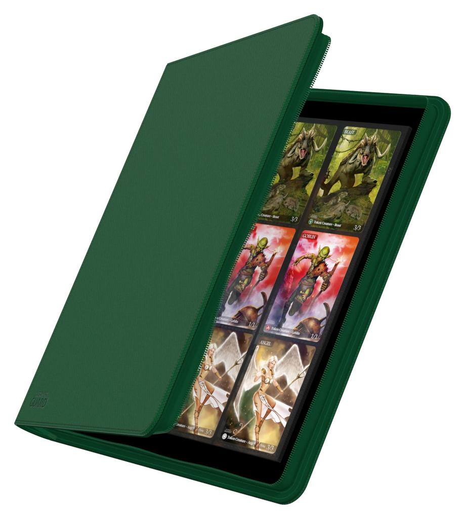 Ultimate Guard QuadRow ZipFolio XenoSkin Green 24-карманный