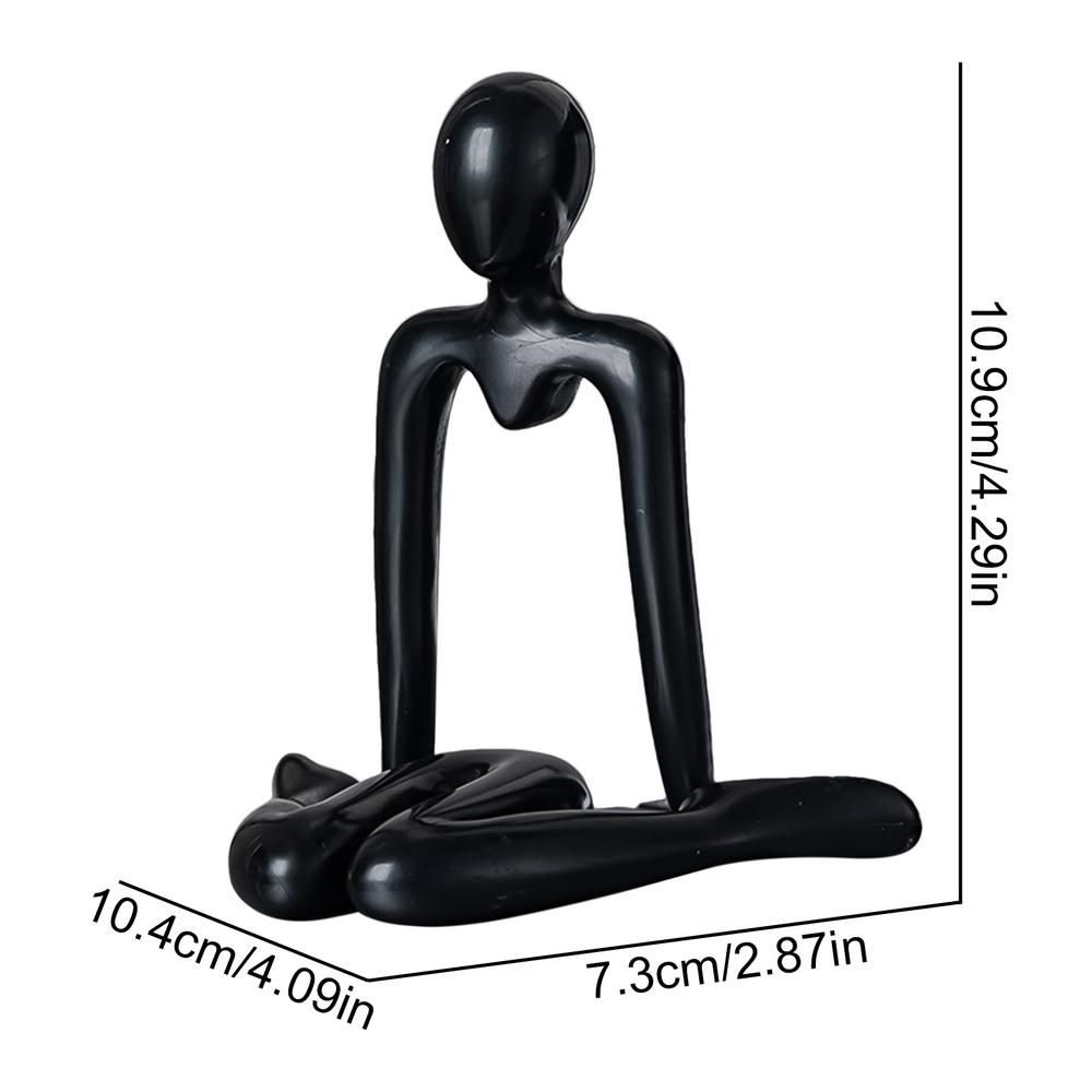 Мыслитель Абстрактные Статуи Скульптуры Фигурка Гостиная Домашний Декор Настольные Украшения
