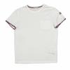 Moncler Трехцветная футболка Белая Мужская Размер S Модель E109180198008390Y