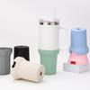 Anti-Slip Silicone Cup Boot Water Bottle Bottom Sleeve Protective Cup Holder for STANLEY 340oz Quencher Adventure Tumbler