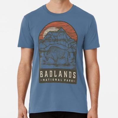 Винтажная футболка Badlands Размеры от S до 5XL Сделано в США