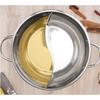 28CM Thicken Stainless Steel Hot Pot for Home Resturant Supplies