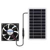 Waterproof Solar Powered Exhaust Fan, 2W Solar Panel With Exhaust Fan, Cooling Ventilation For Greenhouse, Shed, Chicken Coop, Garage, Small Space