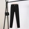 Spring and Autumn New Style of Outer Wear Small Feet Pants Double Button Slim Fit Slim Pants for Women High Waist Leggings Pencil Pants