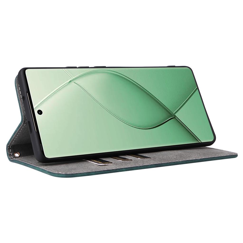 Чехол для TECNO Spark 20 Pro+ KJ7 с ремешком на руку, кошелек с RFID-защитой, кожаная обложка