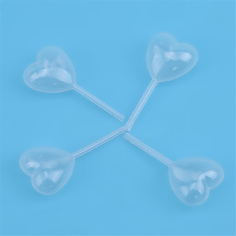 4 мл одноразовые пластиковые пипетки в форме сердца пипетки Пастера для кексов шоколада принадлежности для выпечки дома кухонные принадлежности