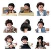 Стильные аксессуары для волос для детей 1-3 лет, милая детская шапочка для косплея, парик, головной убор, кепка, накладка для волос, милый реквизит для фотосъемки