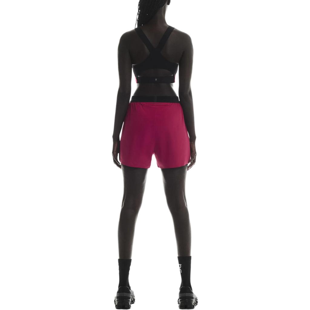 Спортивный бюстгальтер Performance Flex Простой Удобный Универсальный Однотонный Женское нижнее белье Гранатово-красный Черный 1WE10403554