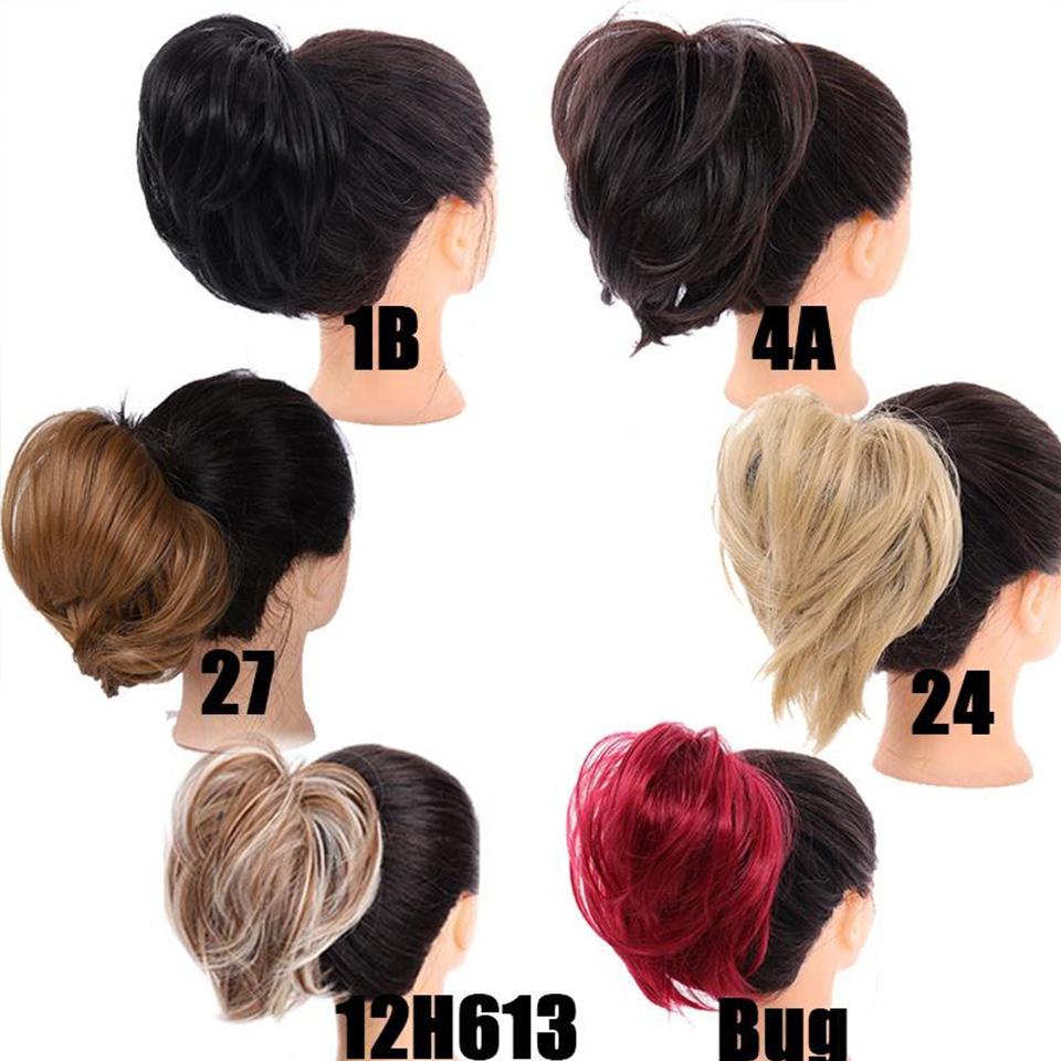 Модные булочки для наращивания волос, эластичные синтетические грязные резинки для волос, шиньон, эластичная лента, шиньоны для женщин