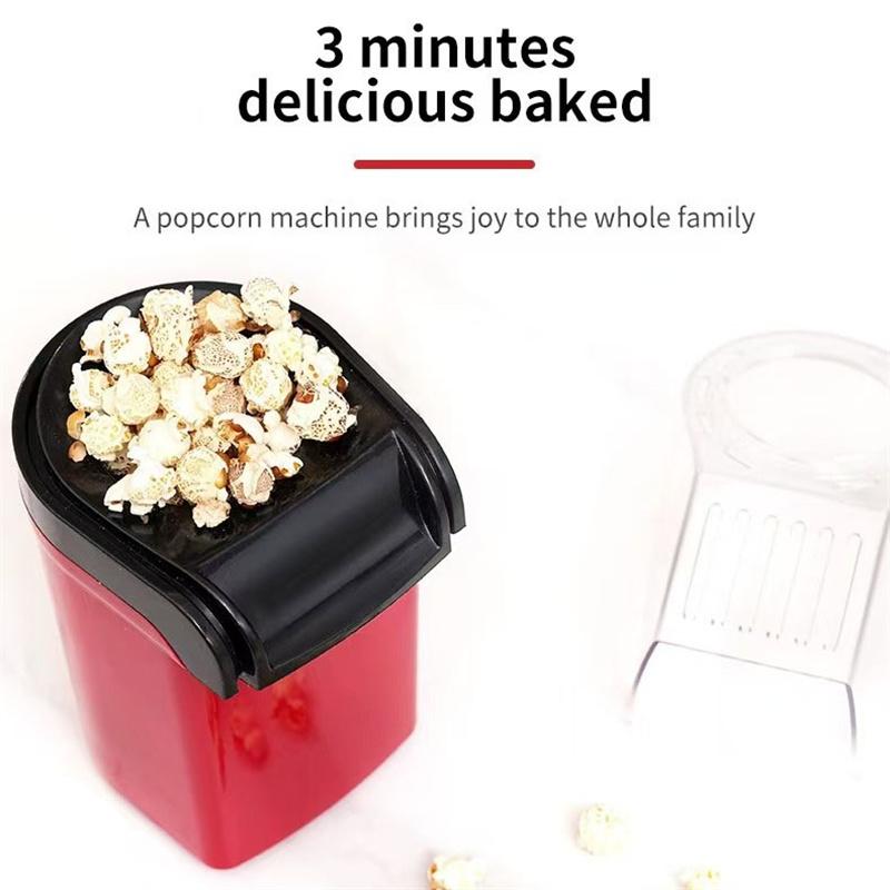 Аппарат для попкорна горячим воздухом Автоматическая машина для попкорна Бытовой малый комбайн для кукурузы Машина для попкорна: Европейский стандарт/Британский стандарт