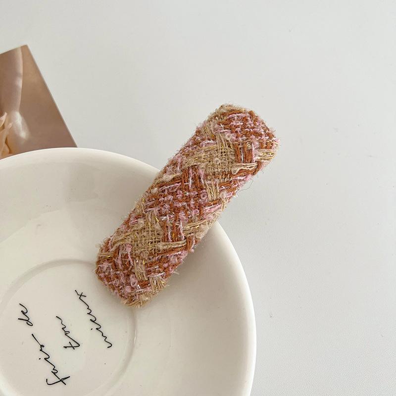 Заколки для волос, шерстяные длинные ретро-заколки в форме Bb, заколка с боковой заколкой, челка