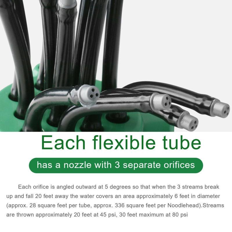 Регулируемая на 360 градусов уличная автоматическая спринклерная система орошения сада, точечная насадка, инструмент для полива сада ZH