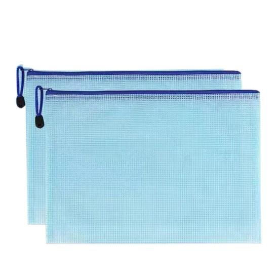 2 шт. прозрачные водонепроницаемые пакеты для файлов A4 A5, держатель для файлов, сетчатые карманы, яркие цветные пластиковые сумки для хранения с веревочной ручкой