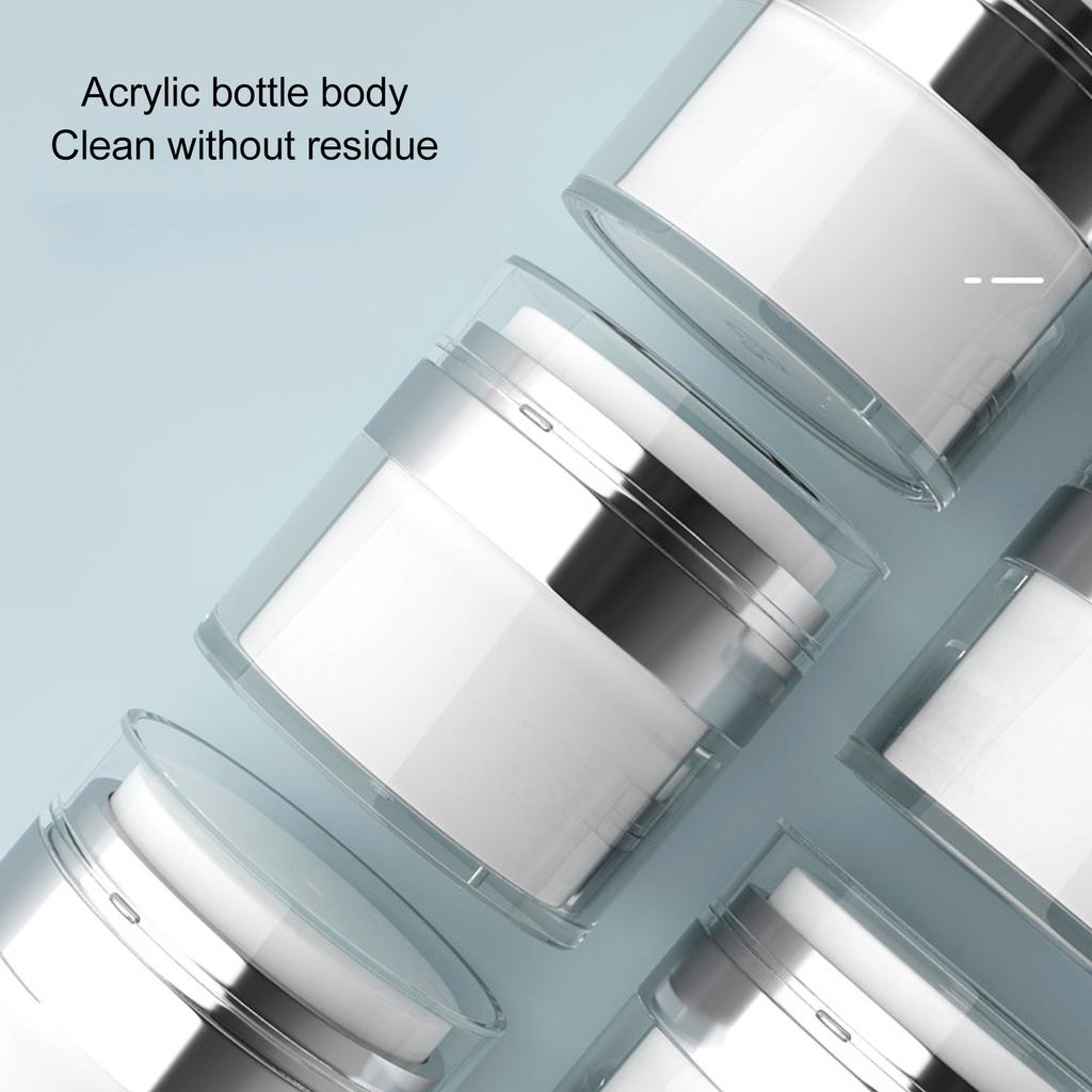 50 мл банка для крема вакуумная бутылка мини акриловый насос косметический контейнер для лосьона увлажняющий крем