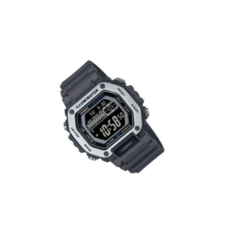 Casio СТАНДАРТНАЯ серия 100 метров водонепроницаемость кварцевый механизм японские и корейские часы мужские часы черный циферблат MWD-110H-8BV