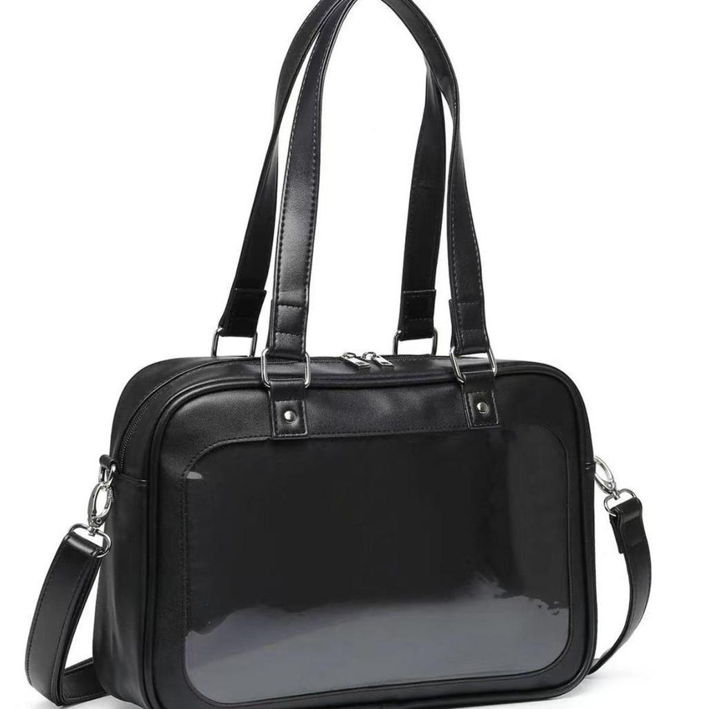 Японская аниме сумка через плечо Ита - Прозрачная сумка для значков и кукол для студентов и женщин