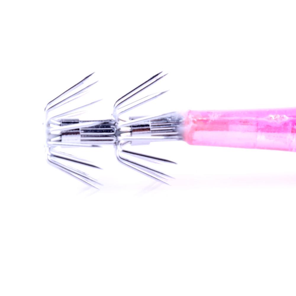 5PCS/LOT Shrimp Squid Jigs Jigging Squid Hook 9.5CM 6g Trout Lure Luminous Shrimp Squid Lure