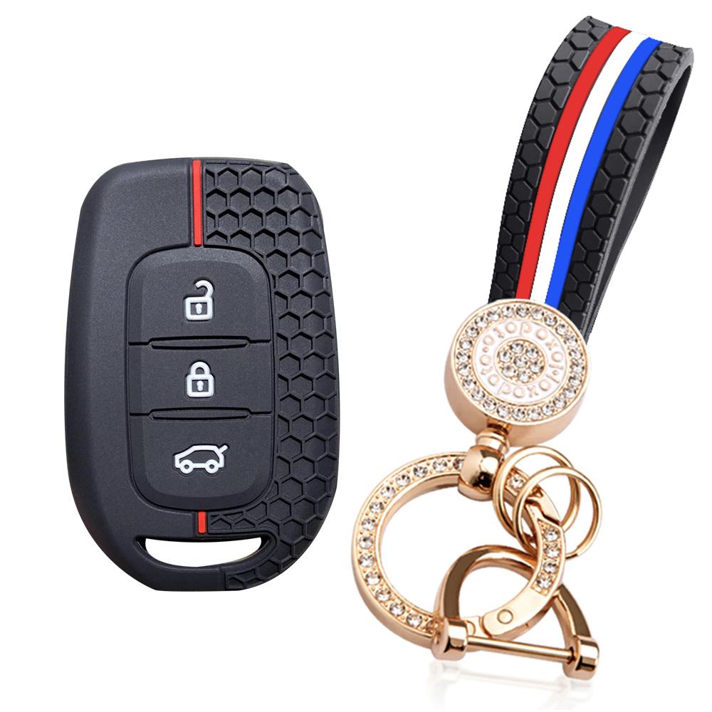 Силиконовый чехол для ключа автомобиля для Renault Sandero Kwid Traffic Symbol Dacia Logan Lodgy Dokker Duster Trafic Clio4 Master3 Брелок