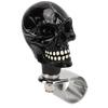 Ручка на руль в форме черепа, диаметр 3 см, смола, ручка-вертушка, бустер для автомобилей, грузовиков, тракторов, лодок, черный