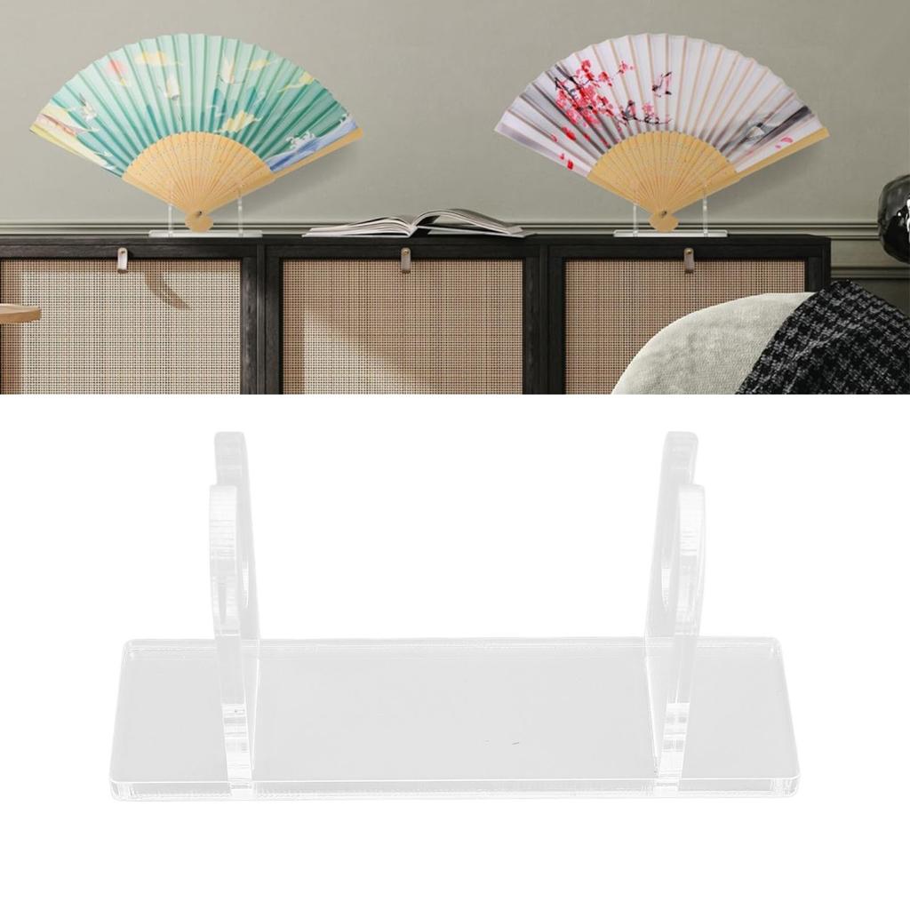 Акриловая подставка для веера Легкая Стильный вид Подставка для ручного веера Складная Подставка для демонстрации ручного веера Органайзер
