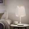 6PCS Clip On Small Replacement Lamp Covers Fabric Drum Lamp Shade Pleated Lamp Shade  Table Lamp