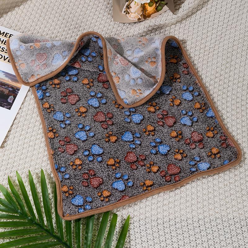 Коврики и одеяла для домашних животных: Толстый коралловый флис для собак и кошек