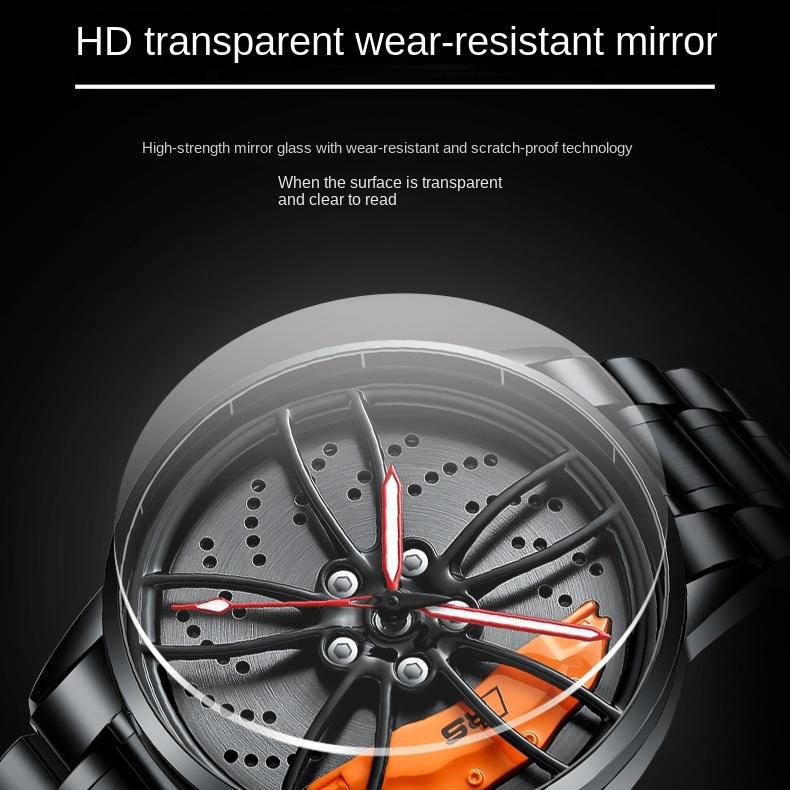 SVJ Wheel Watch Male Rs6 Модификация автомобиля Тема Стереополый поворотный гидравлический стол