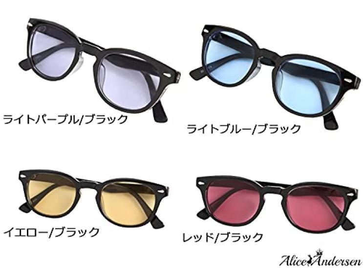 Цвет оправы линзы солнцезащитные очки Джонни Депп прозрачные линзы очки тренд модные очки мужчины женщины [ALICE ANDERSEN] (Голубой/черный)