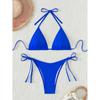 8 Colors Halter Brazilian Bikini Women Swimwear Female Swimsuit Two-pieces Bikini Set Padded Bather Bathing Suit Swim Lady