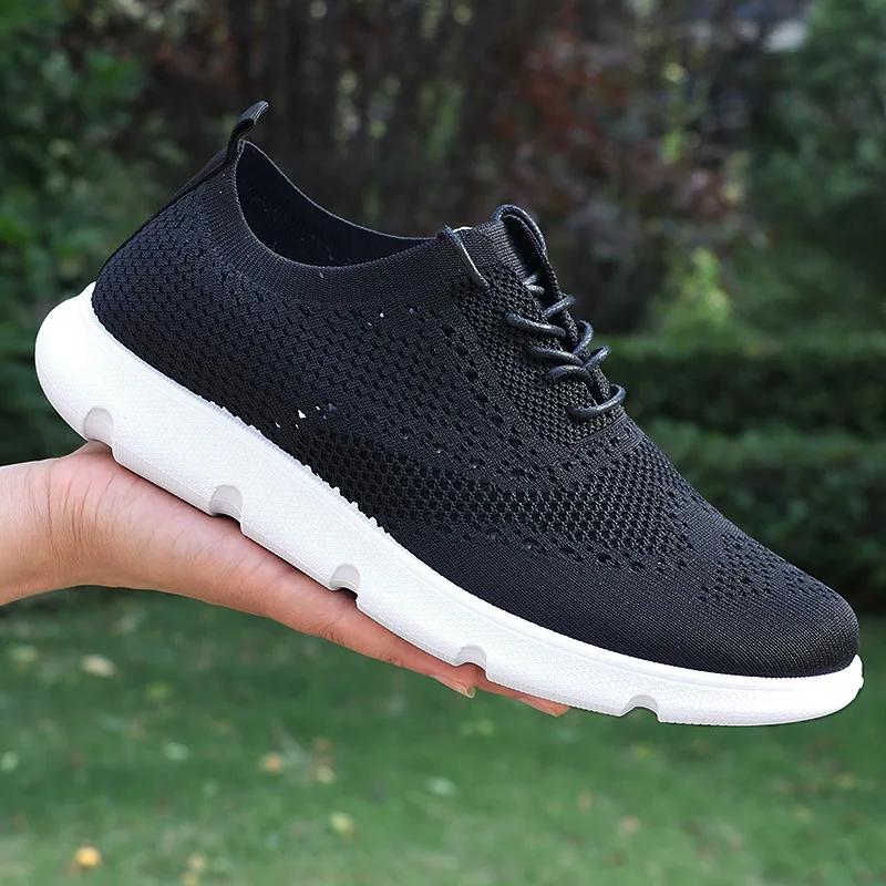 Lefu Shoes Летние Новые Легкие На шнуровке Повседневные Дышащая сетка Спортивные Кроссовки для бега Мужская спортивная обувь