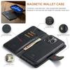 DG.MING Для iPhone 15 Pro Max Съемный Магнитный Чехол для Телефона Противоударный Кожаный Кошелек-Подставка