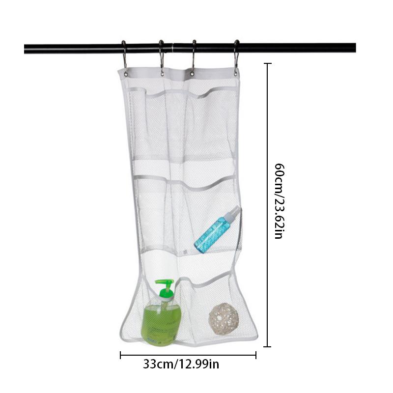 1 шт., подвесная сумка для хранения в ванной, сетчатый органайзер для душа с вращающейся вешалкой