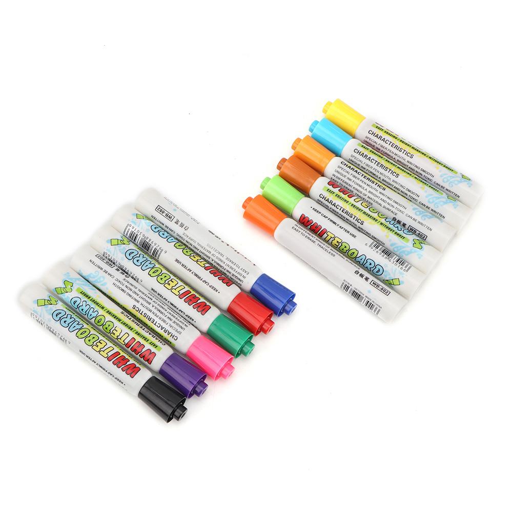 12 цветов, легко стираемые, самодельные детские маркеры, набор жидких меловых ручек