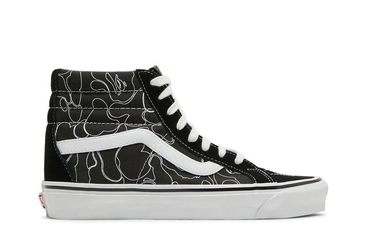 Men's Sneakers Vans Sk8-Hi 38 DX Bape Line ABC Camo Black/White/Red