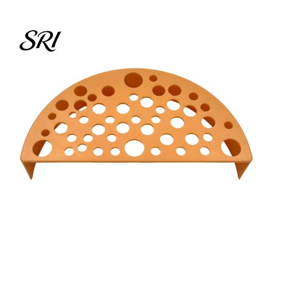 Fish Tank Decoration Shrimp Hide Cave Aquarium Hideout Semicircular Shelter with Multiple Holes for Decor