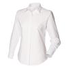 Henbury Womens/Ladies Long Sleeved Classic Oxford Work Shirt