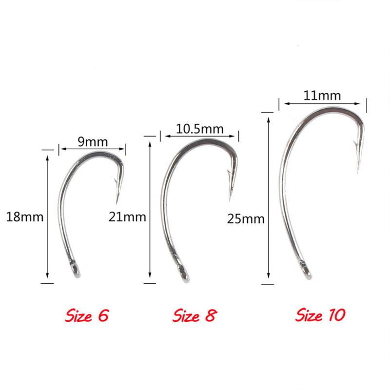 20 шт. рыболовные крючки из высокоуглеродистой стали с зазубринами, аксессуары для ловли карпа