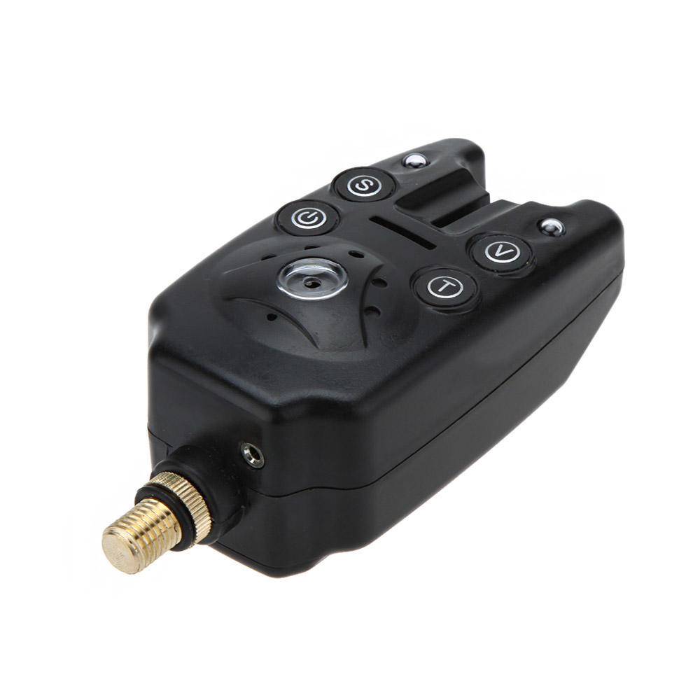 2 LEDs Water Resistant Adjustable Tone Volume Sensitivity Sound Alert Fishing Bite Alarm for Fishing Rod