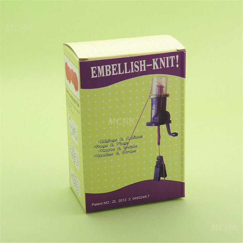 Ручная вязальная машина для украшения и вязания, инструмент для плетения катушек