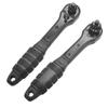 Black Spiny Wheel Wrench Two -In -One Drill Chip Key Wrench