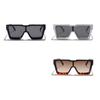 Square Oversized Sunglasses Men Simple One Piece Glasses Men Women Fashion Punk Eyewear