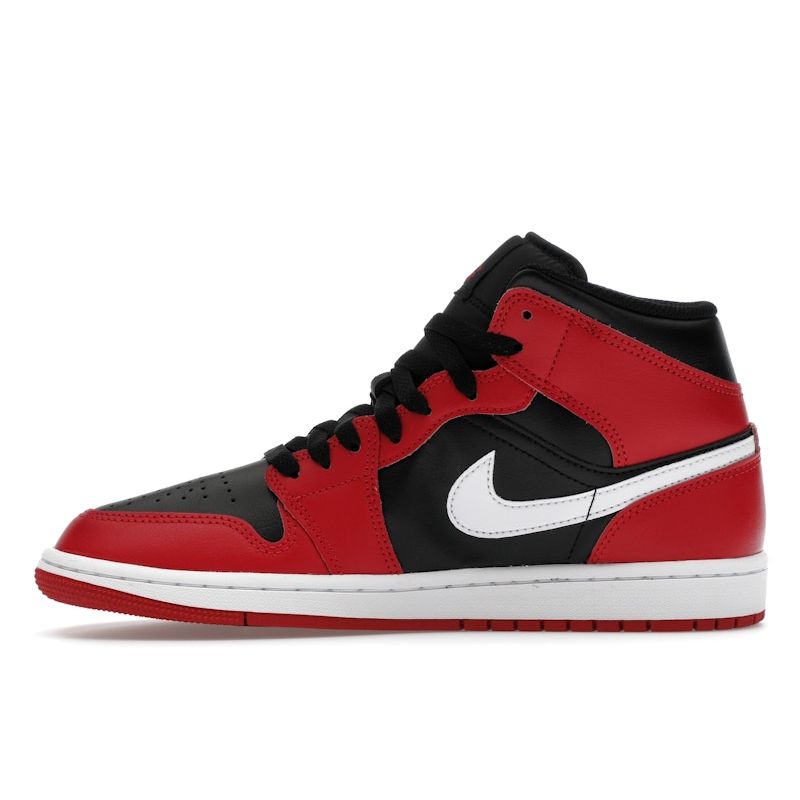 Air Jordan 1 Mid Gym красные черные белые мужские кроссовки DQ8426-061