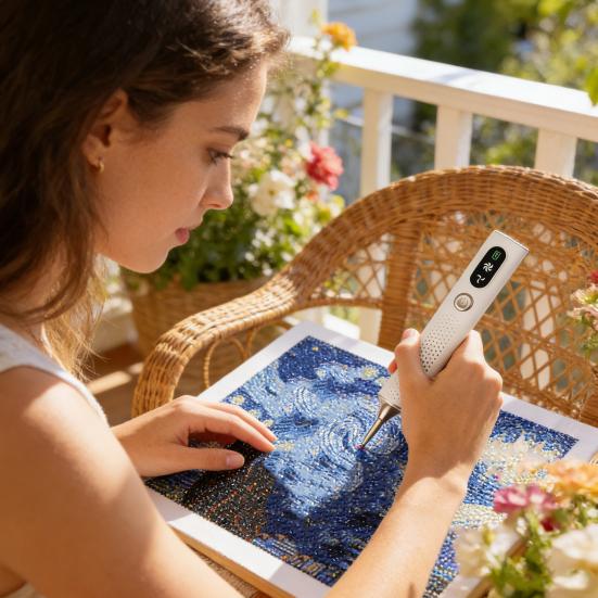 Ручка для рисования стразами Беспроводная электрическая ручка для рисования стразами Не требует воска Эргономичный комфорт Набор инструментов для нейл-арта со стразами